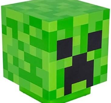 lampara de creeper de minecraft